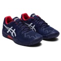 Asics Buty tenisowe Gel Resolution 8 Allcourt granatowo/czerwone dziecięce